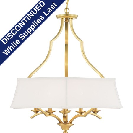 Progress Lighting Carriage Hill Collection Six-Light Pendant P500167-109